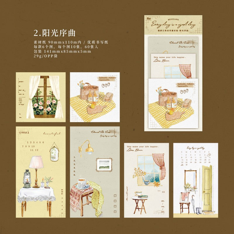 Trivial Daily Moments Material Paper