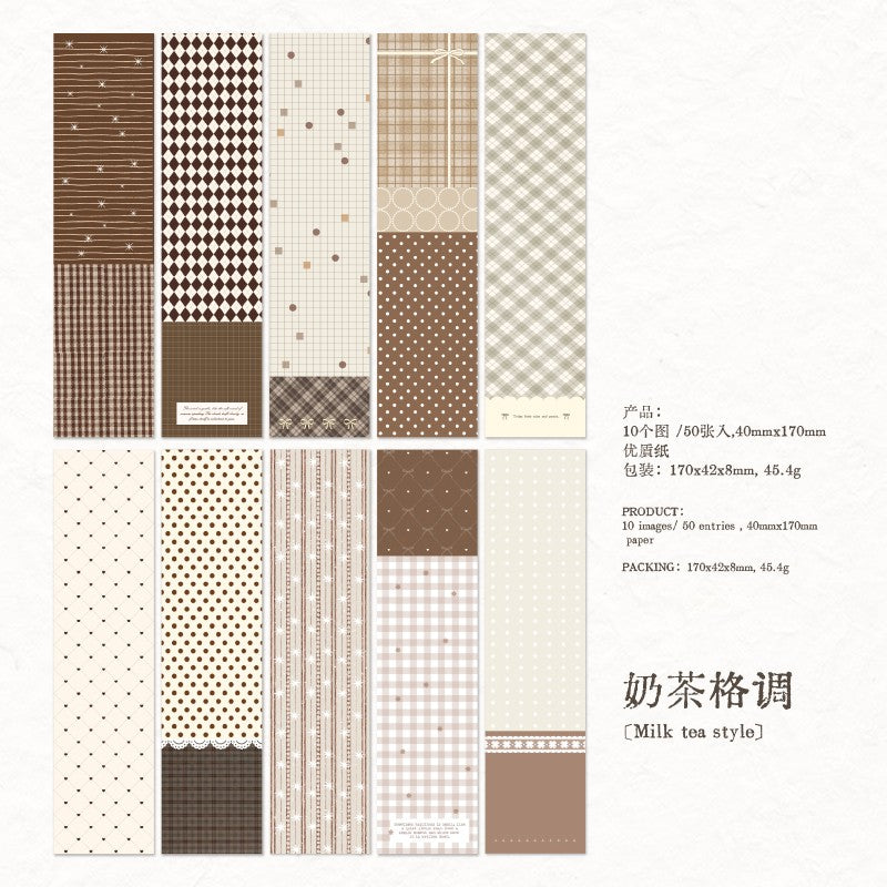 Grid Tale Material Paper