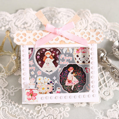 Dream Journey Series Aluminum Foil Paper Tape featuring dream designs for journaling, scrapbooking and collage