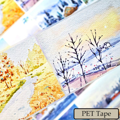 6.5cm*125cm Stars sleeping Die Cutting Washi/PET/Fog PET Tape