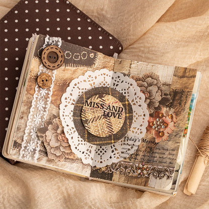 Floral Patchwork Lace Sticker Book