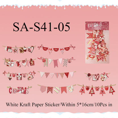 Christmas Flags Series Sticker
