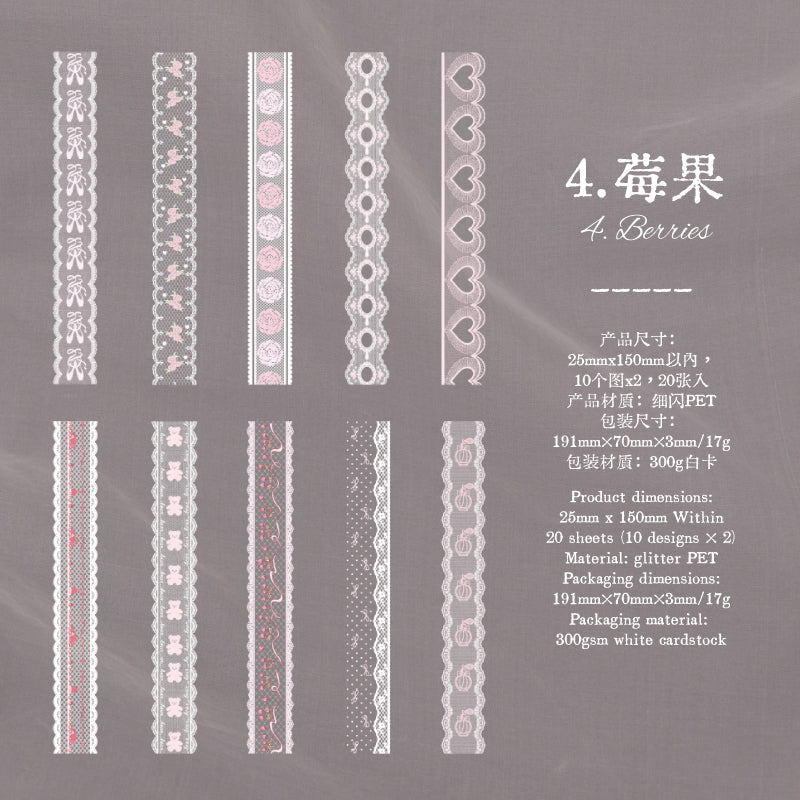 Lace Piece Collection Series Sticker