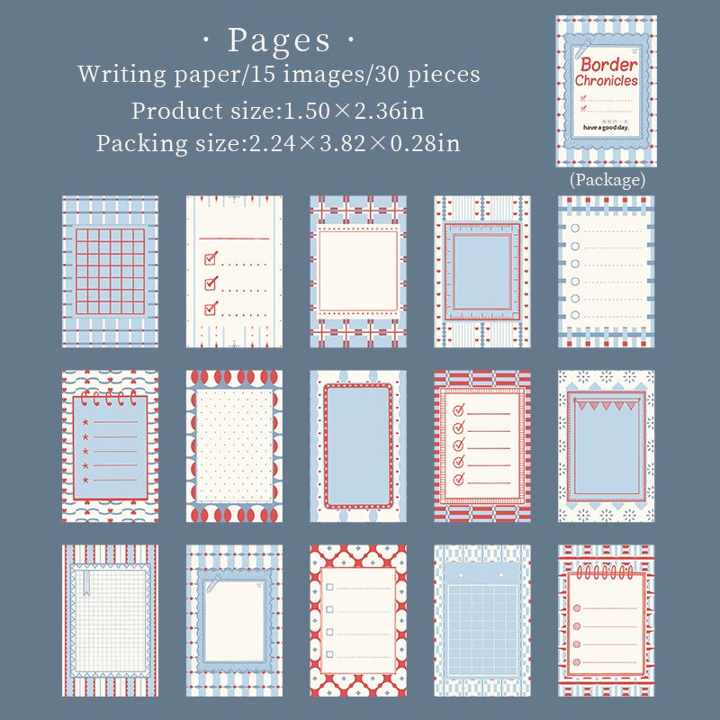 Border Chronicles Memo Pad