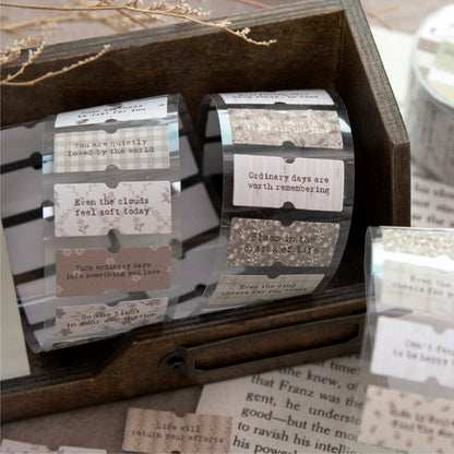 Picnic Day Memorandum Series Die Cutting Writing Paper Tape for journaling, scrapbooking and collage