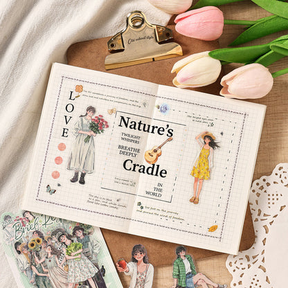 Daily Frame Series Sticker for journaling, scrapbooking and collage