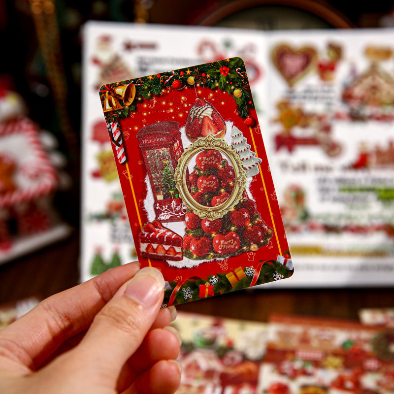 Holiday Limited Edition Series Sticker Book featuring book designs for journaling, scrapbooking and collage
