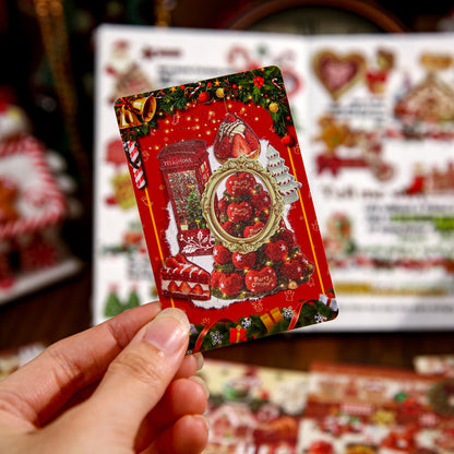 Holiday Limited Edition Series Sticker Book featuring book designs for journaling, scrapbooking and collage