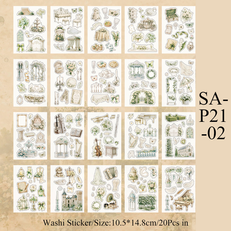 Old Wanderer Series Sticker Book