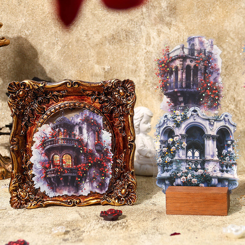 Gothic flower court Sticker