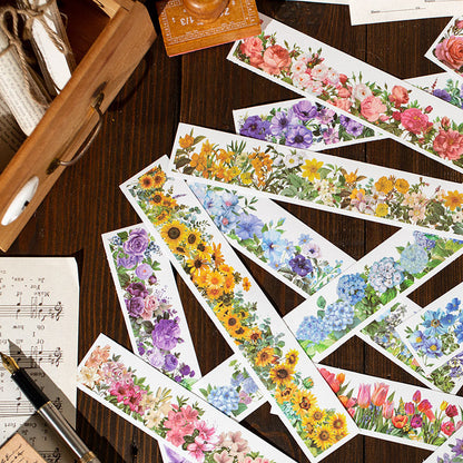 The flowers fell all over the garden Sticker