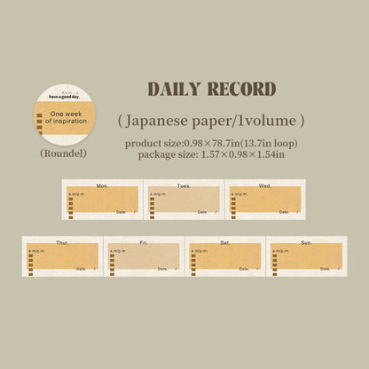 Week Inspiration Series Washi Tape