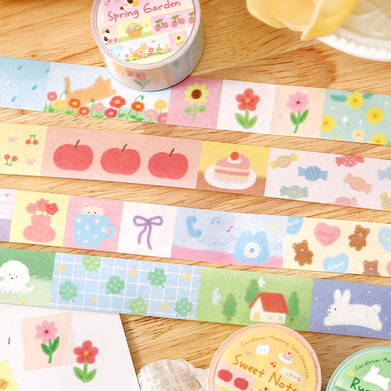 Yoyo's Diary Series Washi Tape for journaling, scrapbooking and collage