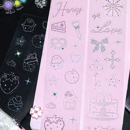 Diamond Declaration Series Laser Light Die Cutting PET Tape