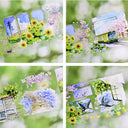 Whole Roll 7cm*5.5m Summer Wind Letter Shell Light PET Tape