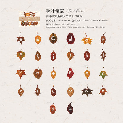 Forest Alphabet Guide Series Sticker