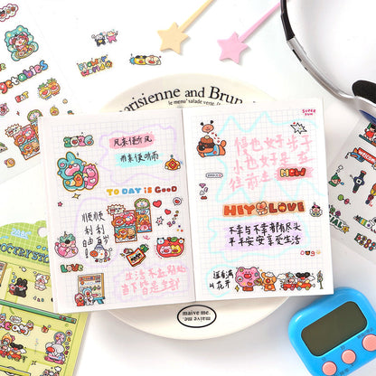 Fantasy World Series Sticker featuring fantasy designs for journaling, scrapbooking and collage