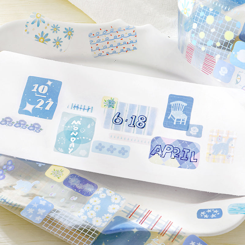 Collage Inspiration Library Series Die Cutting PET Tape for journaling, scrapbooking and collage