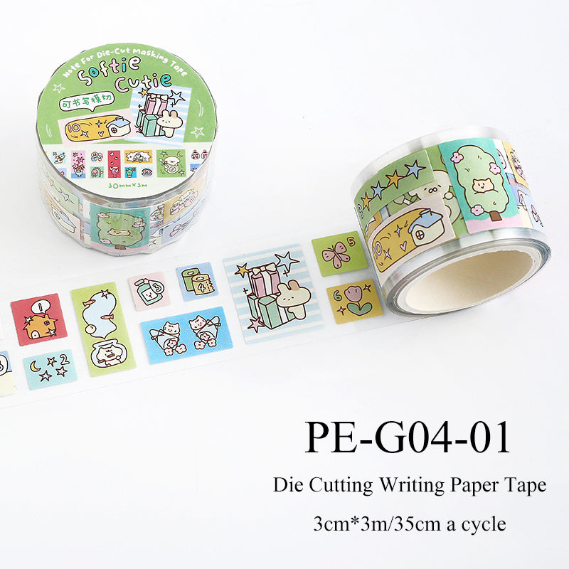Daydream Diary Series Die Cutting Writing Paper Tape
