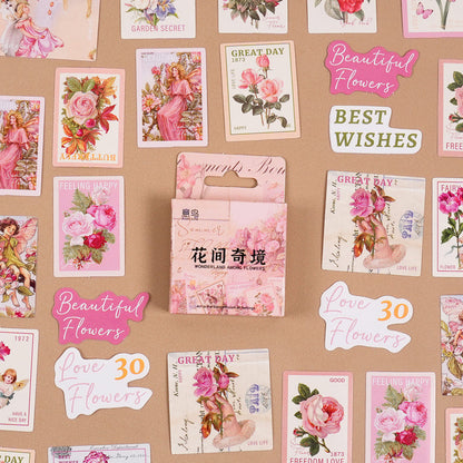 Wonderland of flowers Sticker