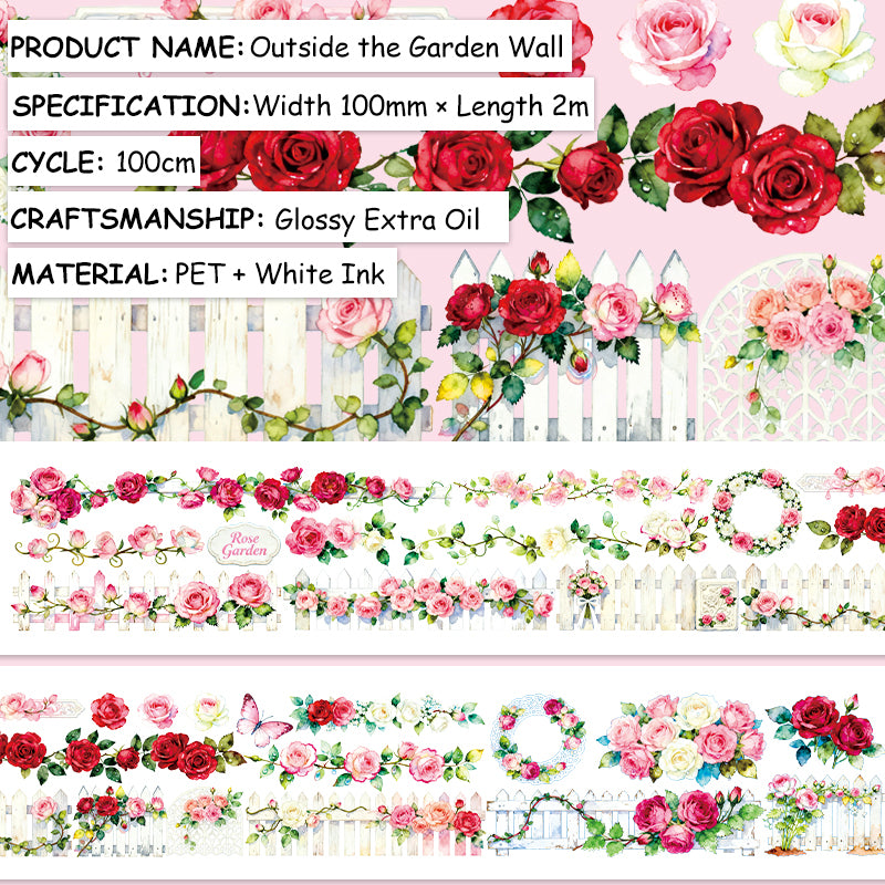 Outside Garden Wall PET Tape