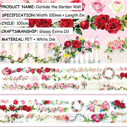 Outside Garden Wall PET Tape