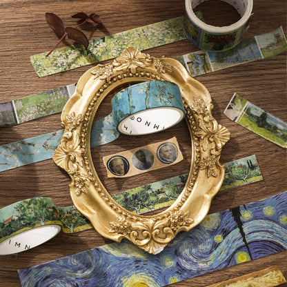 Van Gogh Fragment Series Washi Tape Set for journaling, scrapbooking and collage