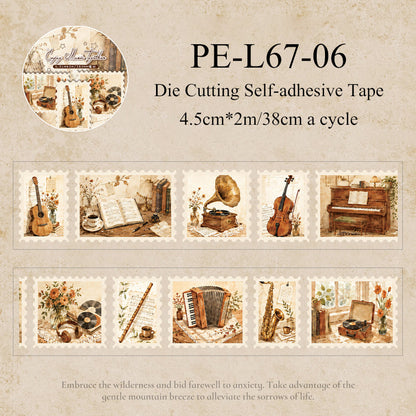 Evening Wind Knows Intent Series Die Cutting Self-adhesive Tape