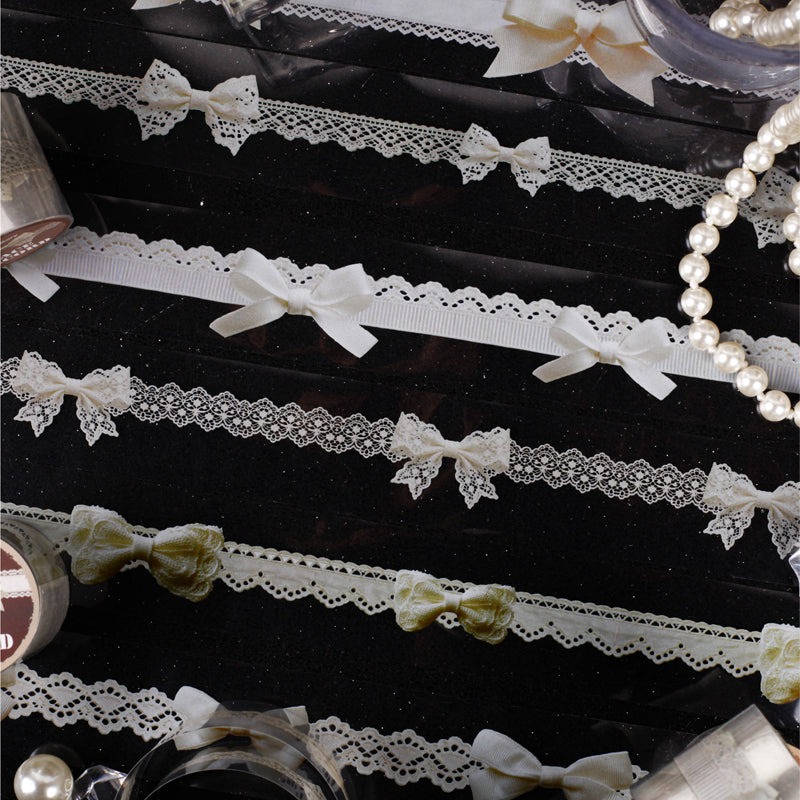 Lace Record Series PET Tape featuring lace designs for journaling, scrapbooking and collage
