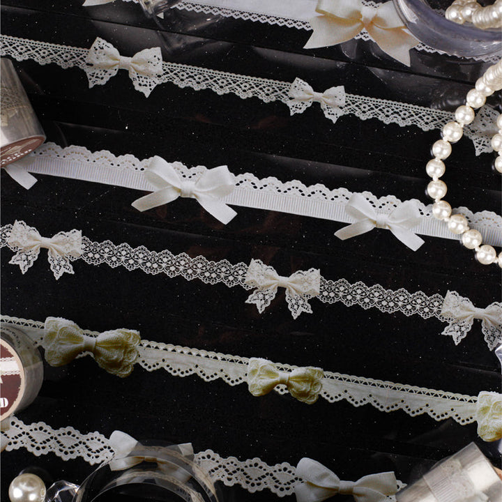 Lace Record Series PET Tape featuring lace designs for journaling, scrapbooking and collage