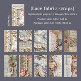 Lace fabric scraps