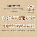 Little Hand in Big Hand Series Die Cutting Flash Sand PET Tape