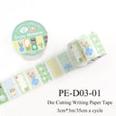 Warm Light Mark series Die Cutting Writing Paper Tape