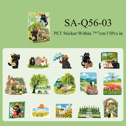 Cats Walking Series Sticker