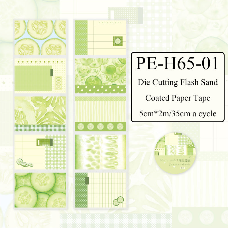 Sustained Dopamine Series Die Cutting Flash Sand Coated Paper Tape