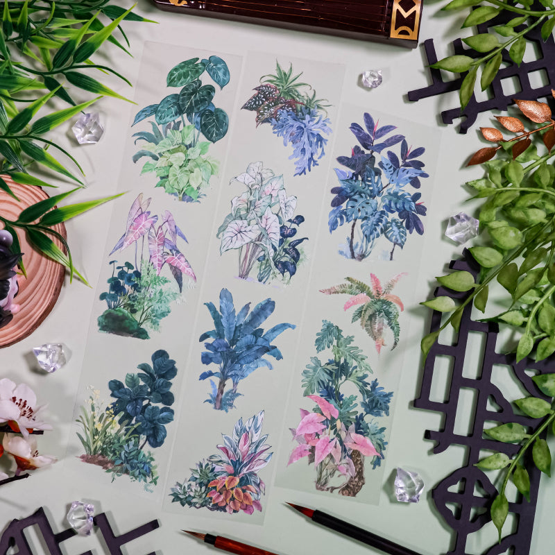 6cm*75cm Green Plant Garden PET Tape
