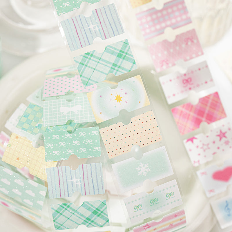 Dream Recipe Series Die Cutting Flash Self-adhesive Tape featuring dream designs for journaling, scrapbooking and collage