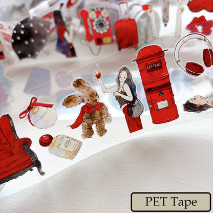 6cm*166cm Mofei Die Cutting Washi/PET/Fog PET Tape