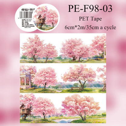 Ruban adhésif PET Série Saison des fleurs de cerisier