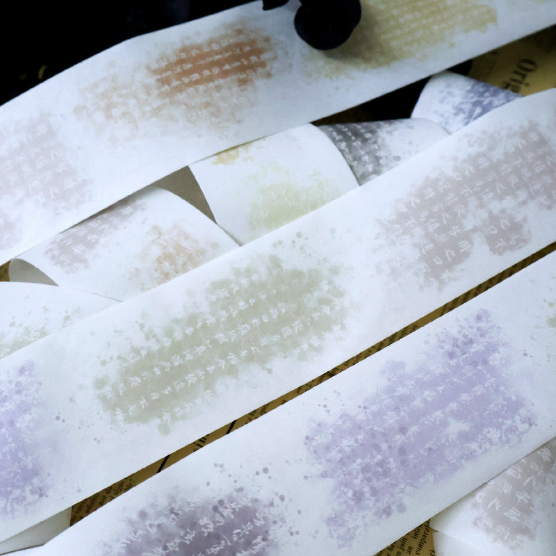5.5cm*100cm Wen Yan Die Cutting Washi/PET Tape for journaling, scrapbooking and collage