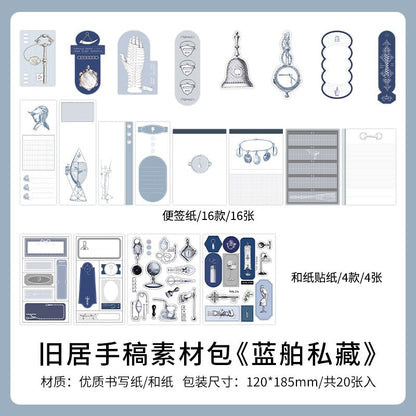 Old Residence Manuscript Material Paper