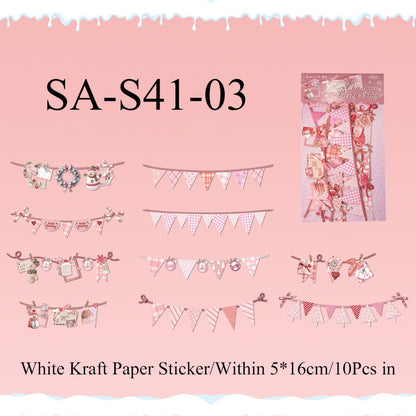 Christmas Flags Series Sticker