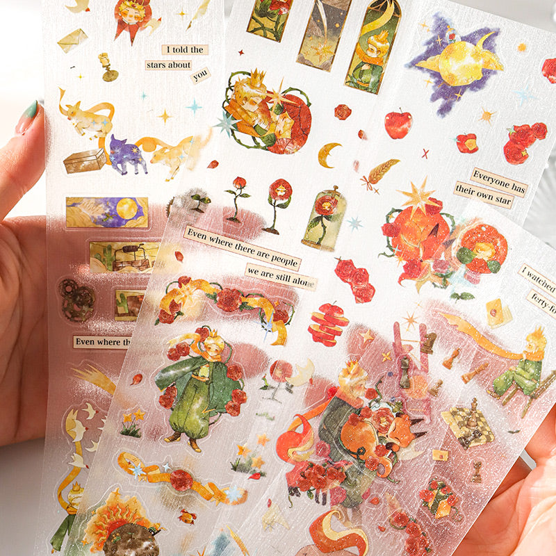 Rose Planet Sticker