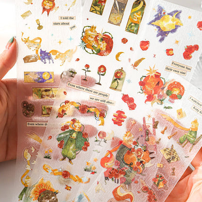 Rose Planet Sticker