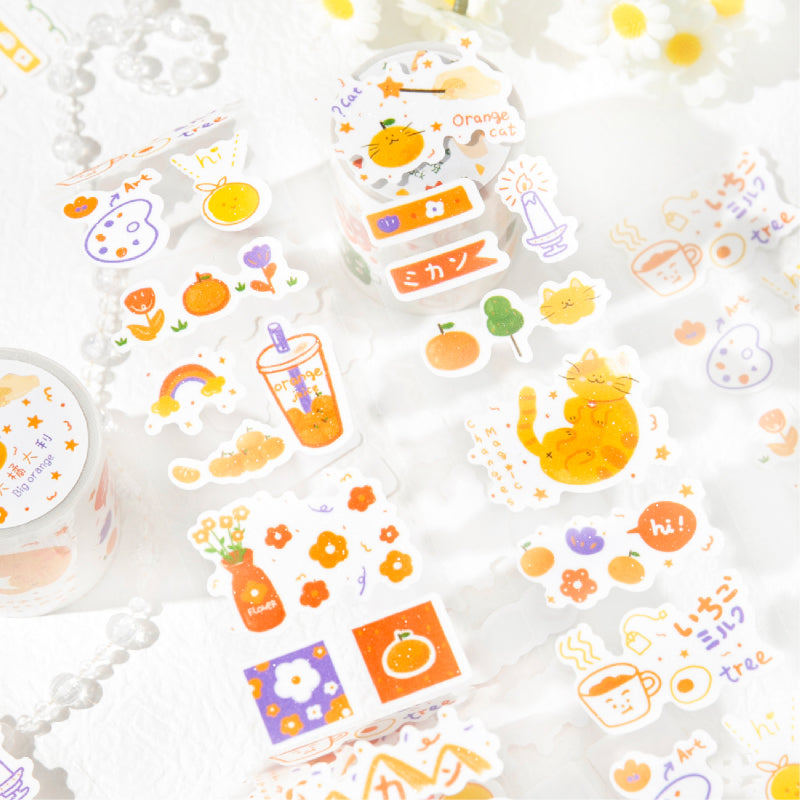 Lamb ranch Series Die Cutting Flash Self-adhesive Tape for journaling, scrapbooking and collage