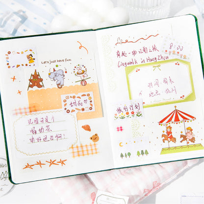 Sweetheart Imprint Series Die Cutting Writing Paper Tape featuring sweet designs for journaling, scrapbooking and collage