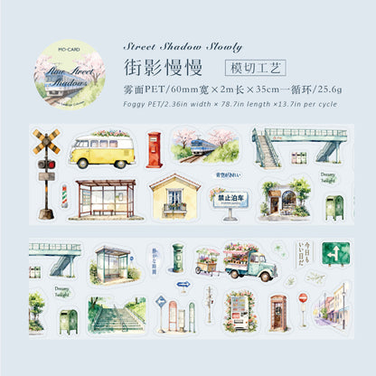 Green Vision Collection Series Die Cutting Fog PET Tape