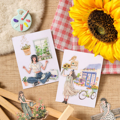 Daily Frame Series Sticker for journaling, scrapbooking and collage
