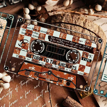 Whole Roll 6cm*5m Nostalgic Tape Series PET Tape
