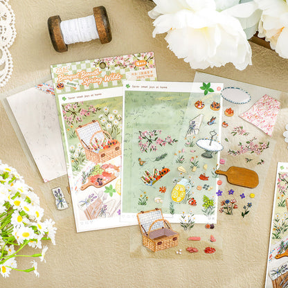 Slow Life Corner Series 3D Sticker for journaling, scrapbooking and collage